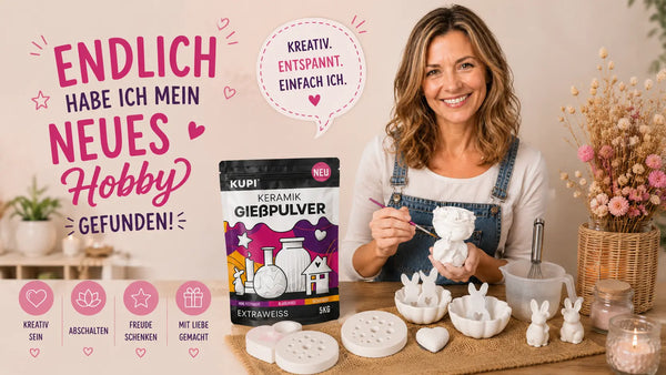 Verschenke Liebe – Gießpulver als Hobby. Kreativ. Entspannt. Einfach ich.