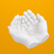 Silikonform Handform