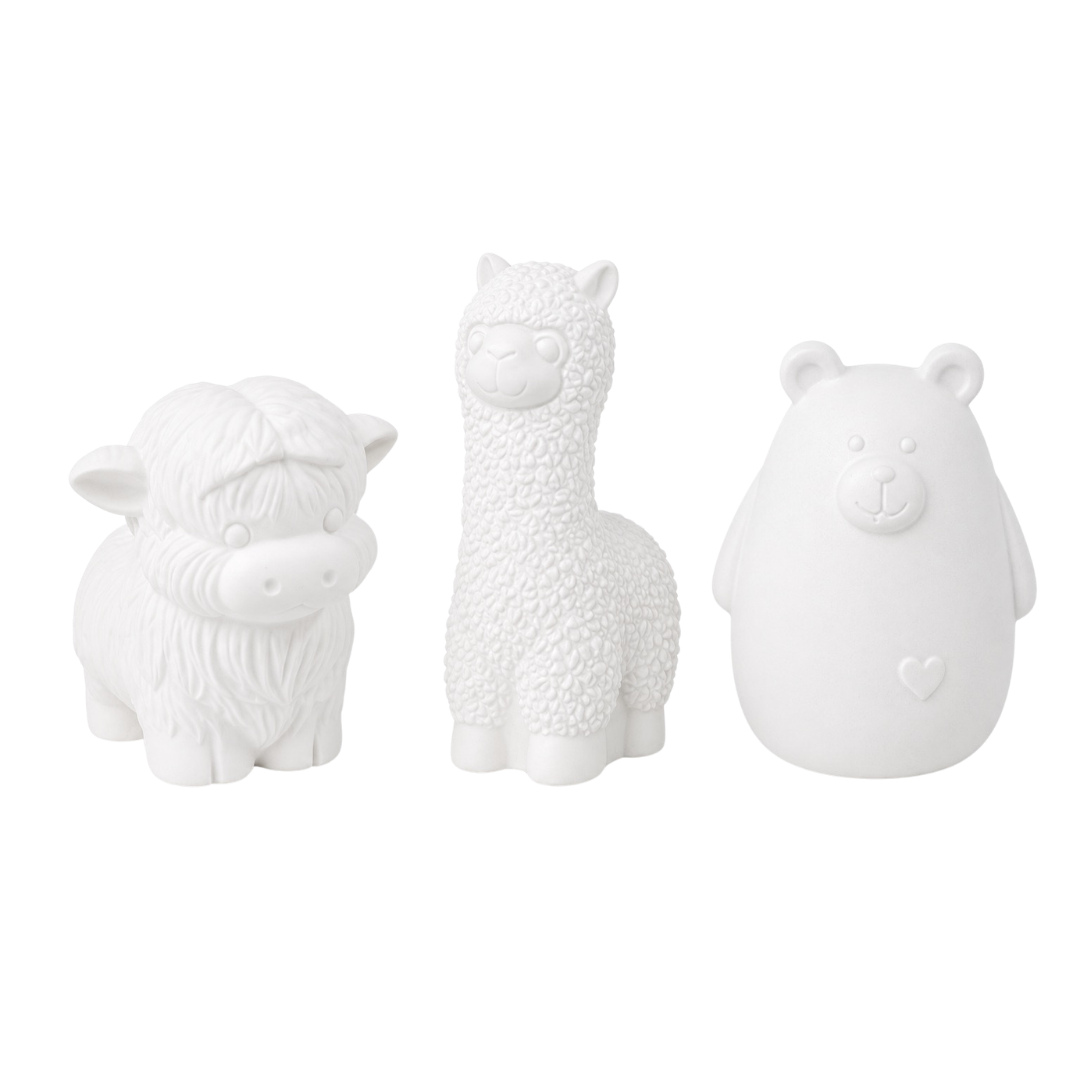 Silikonform 3D Tiere 3er Set