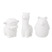 Silikonform 3D Tiere 3er Set