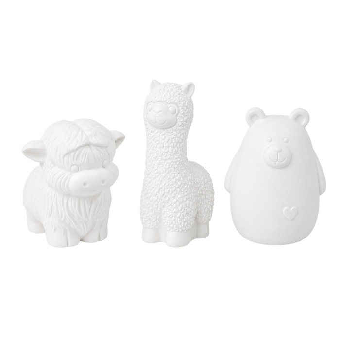 Silikonform 3D Tiere 3er Set