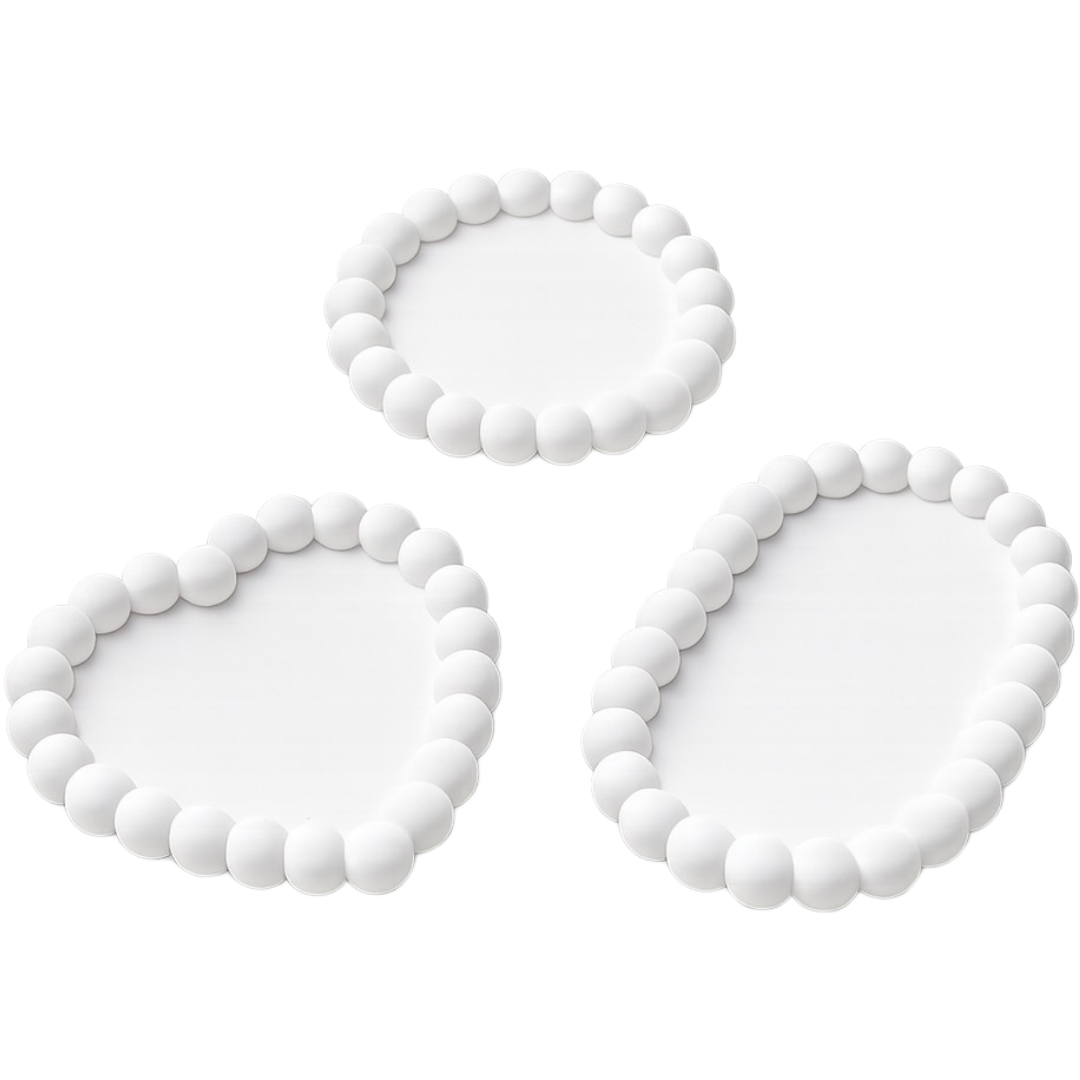 Silikonform Bubbleschale 3er Set