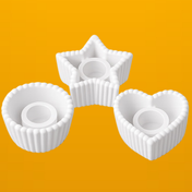 Silikonform Stabkerzenhalter 3er Set
