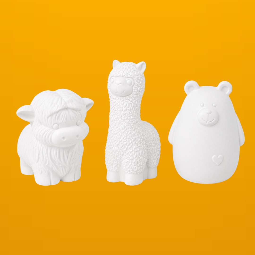 Silikonform 3D Tiere 3er Set