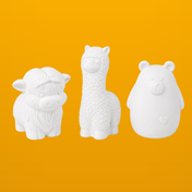 Silikonform 3D Tiere 3er Set