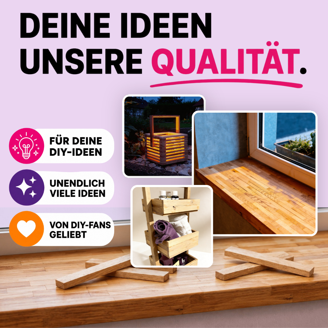 Holzklötzchen 400Stk.
