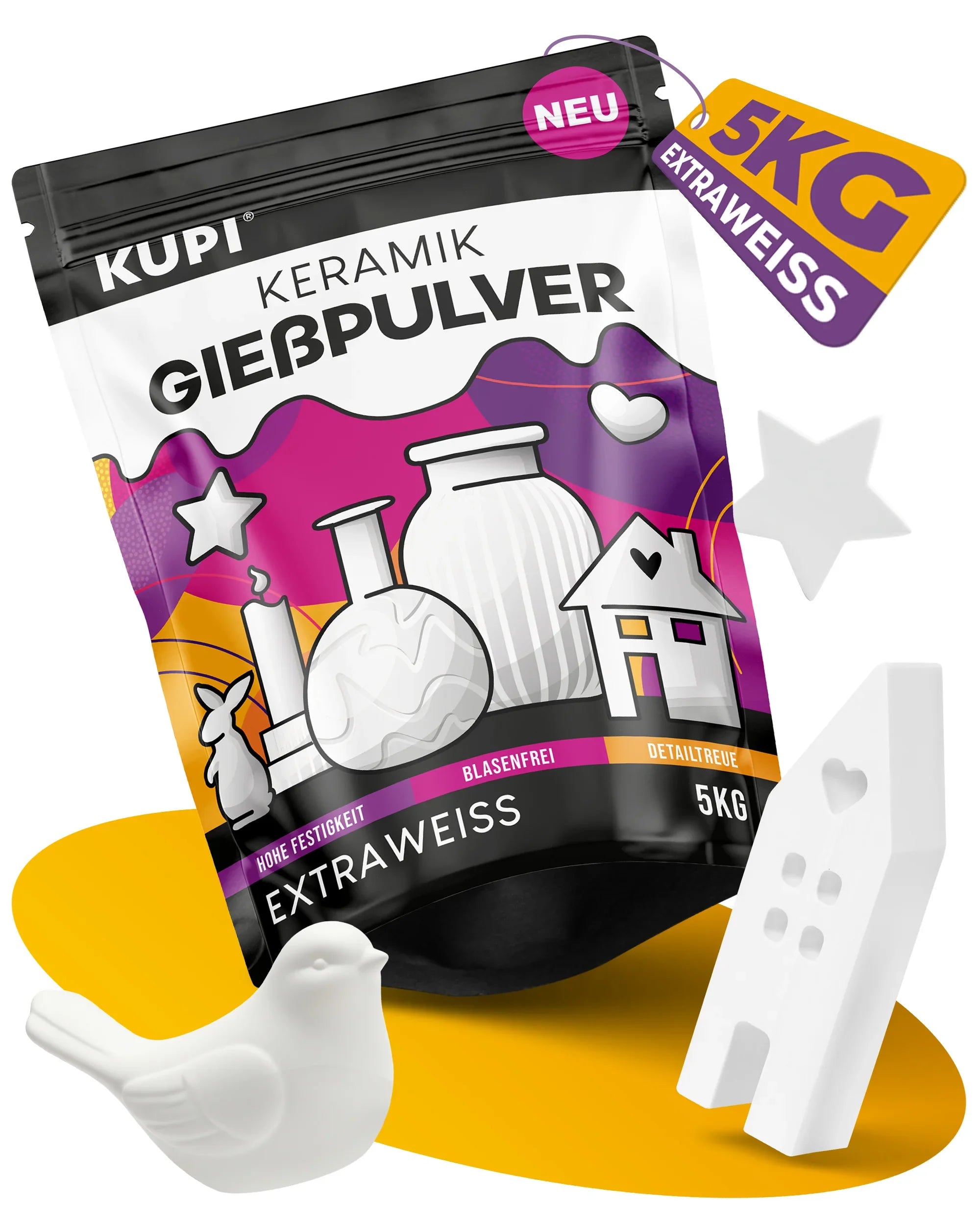 KUPI Ceramic Casting Powder Extra White